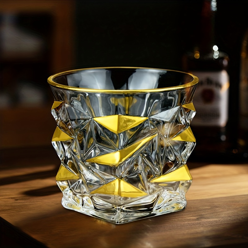 نظارات ويسكي كريستالية بخط ذهب - مراجعة Whisky Beer And Wine وسعره