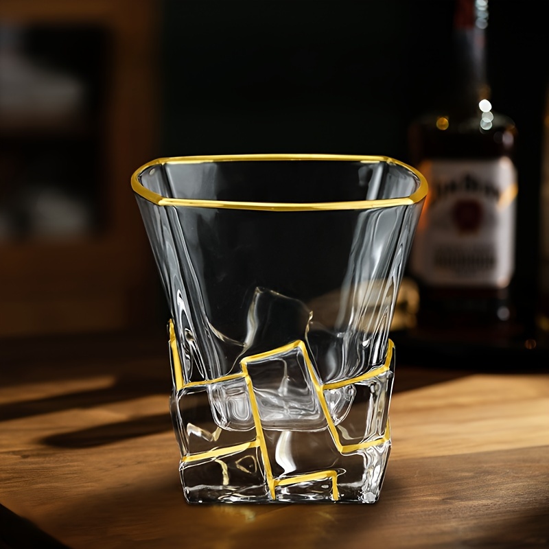 نظارات ويسكي كريستالية بخط ذهب - مراجعة Whisky Beer And Wine وسعره